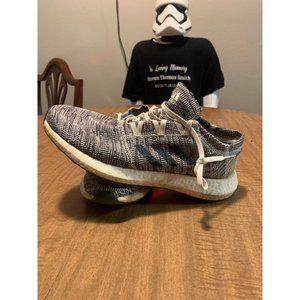 Adidas Mens Pureboost Go B37809 Gray Running Shoes Sneakers Size 10